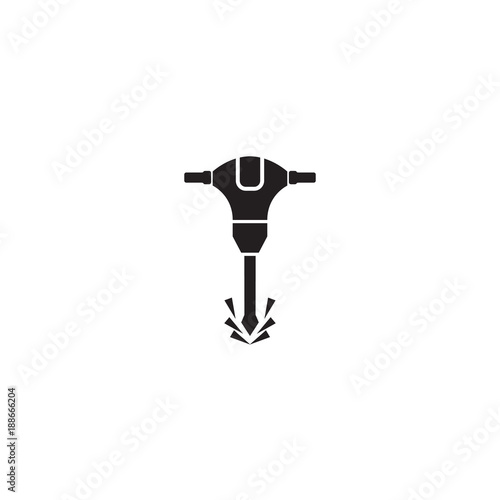 Jackhammer vector icon
