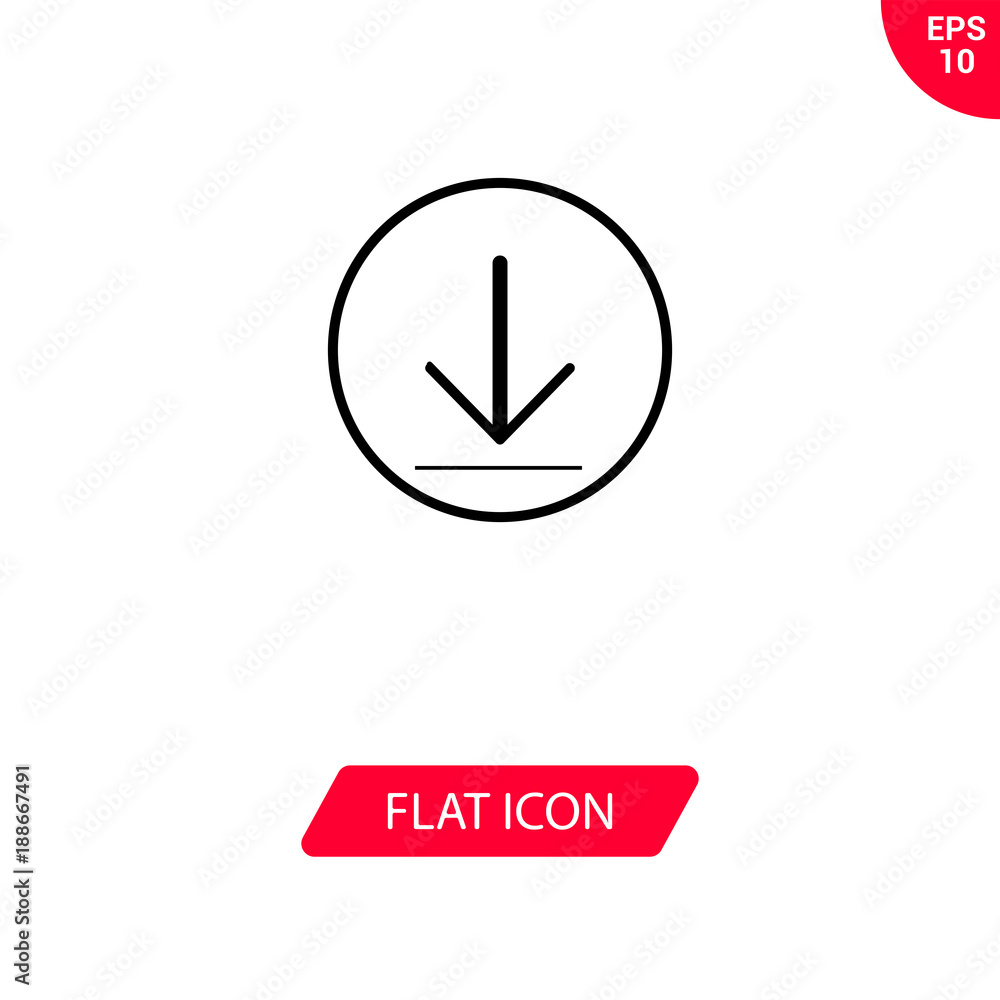 Install vector icon, download symbol Install vector icon, download symbol