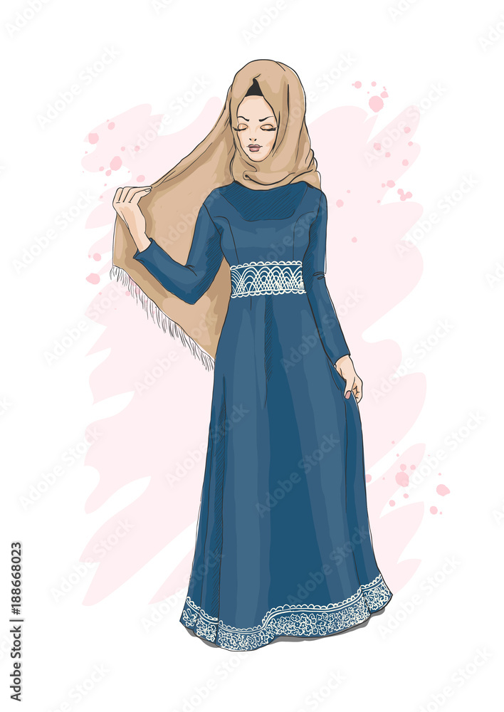 Women's casual hot party dress gowns for ladies clothing fashion best  illustration art in vector kids girl women's sketch wear artwork Stock  Vector Image & Art - Alamy