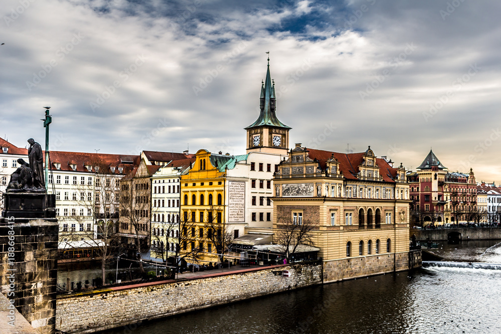 Fototapeta premium Praga podczas Świąt Bożego Narodzenia