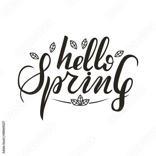 Hello Spring Illustration