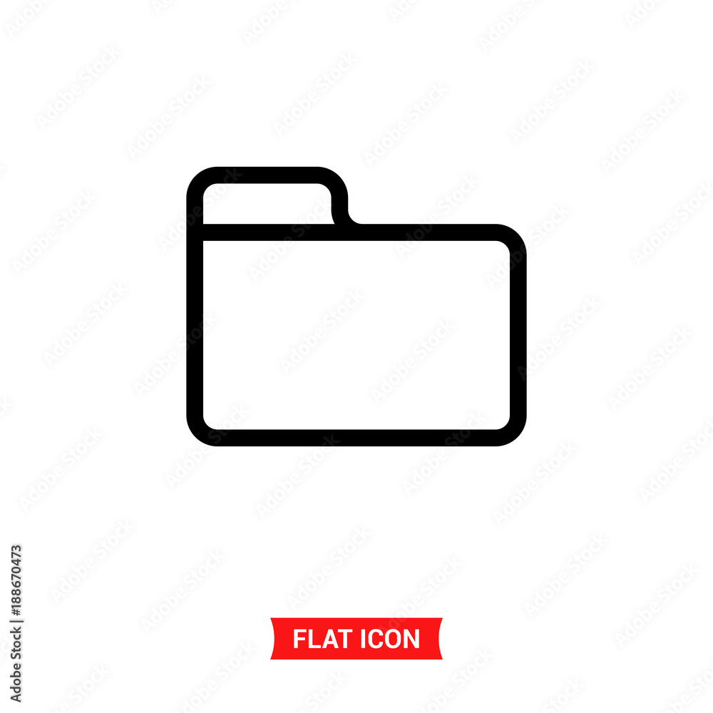 Folder vector icon Folder vector icon