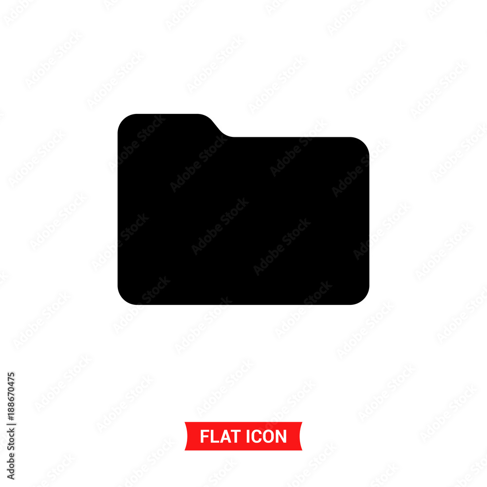 Folder vector icon Folder vector icon