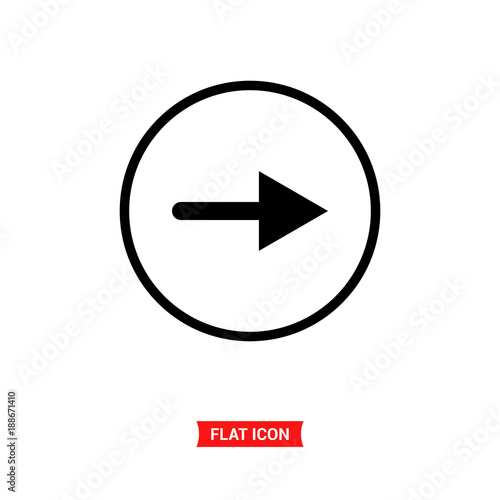 Next vector icon, right arrow