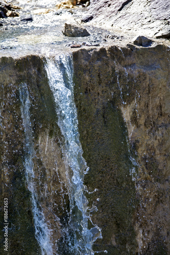 Wasserfall im Nationalpark Puetz-Geissler in Südtirol photo