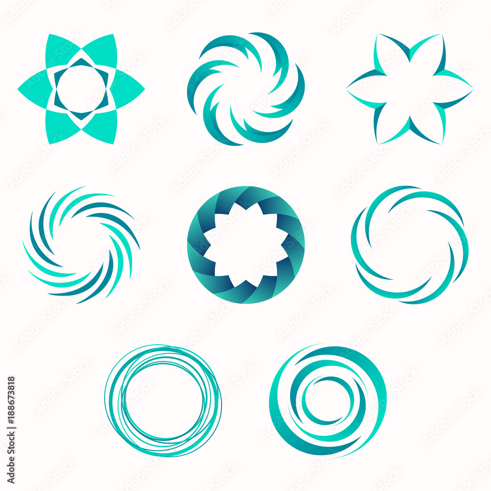 Abstract geometric shapes, symbols for your design. Abstract geometric shapes, symbols for your design.