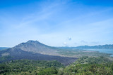 Side of the inactive volcano in Bali