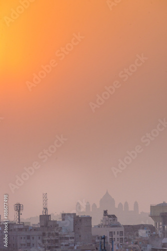 Sunrise over Umaid Bhawan Palace  Jodhpur  Rajasthan