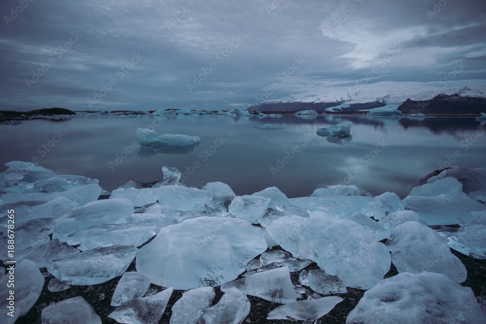 Obraz premium Island | Gletscher Lagune