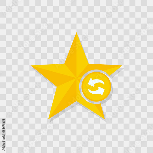 Star icon  refresh icon