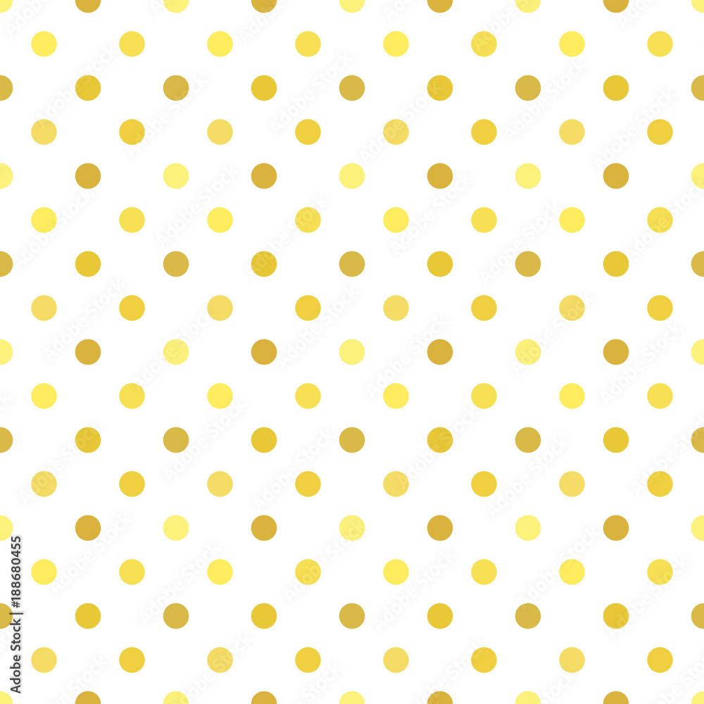 Polka dots golden pattern Polka dots golden pattern
