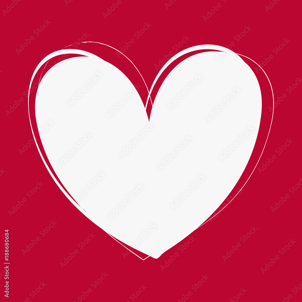 ハート イラスト素材 フレーム素材 Stock Vector Adobe Stock