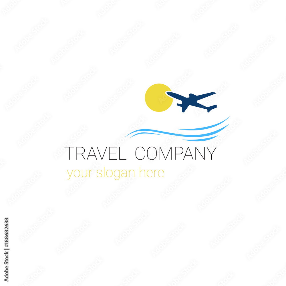 Travel Company Logo template