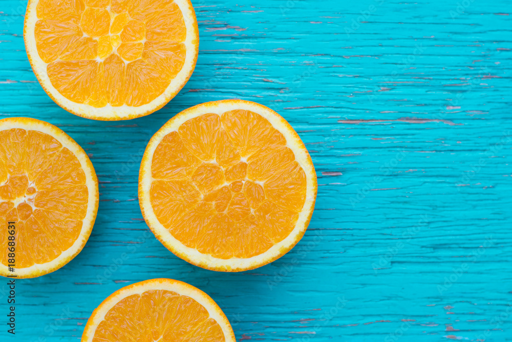 Orange. Glass of orange juice from above on wood table. Empty ready for your orange juice, fruit product display or montage. Orange. Glass of orange juice from above on wood table. Empty ready for your orange juice, fruit product display or montage.