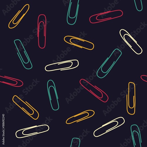 Clip. Vector bright seamless pattern.