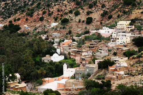 Berber Village in Mountains, Morocco