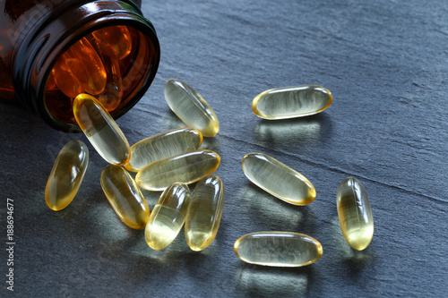 Fotografija Omega 3 fish oil gel capsules