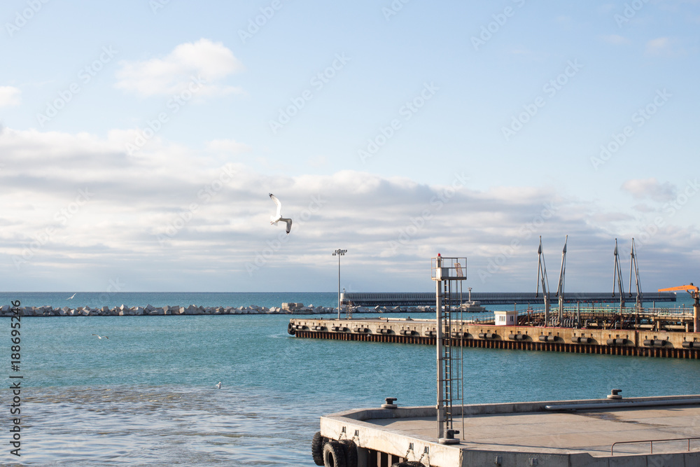 Sunny Day and Pier