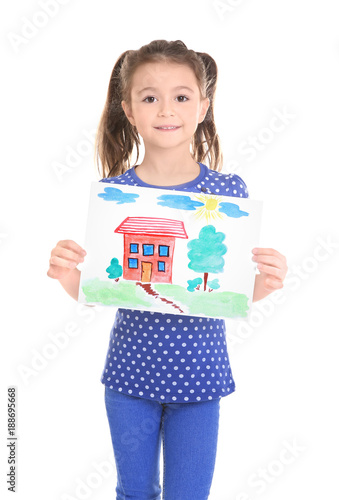 Little girl with beautiful ...
