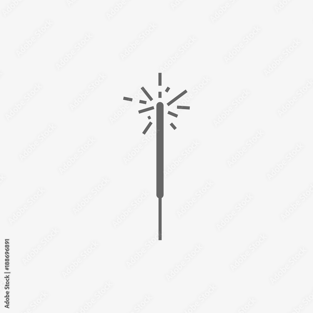 sparkler vector icon sparkler vector icon