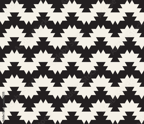 Vector seamless pattern. Modern stylish abstract texture. Repeating geometric tiling from striped elements..