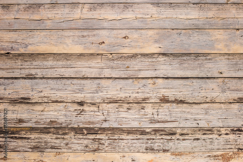 Natural aged brown wooden background. Horizontal color photography.