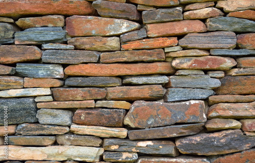 Stone wall exterior background