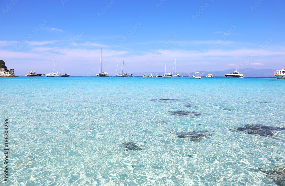 Voutoumi beach Antipaxos island Greece
