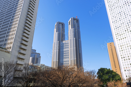 秋晴れの東京都庁 photo