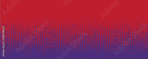 Red and Blue Halftone Banner