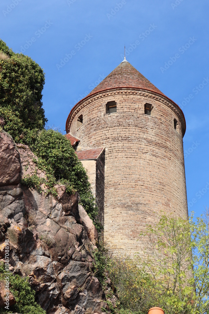 Bourgogne - Côte-d'Or - Sémur-en-Auxois - La Tour de la prison