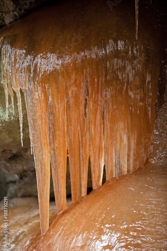 Pulcinske icefall, Czech republic