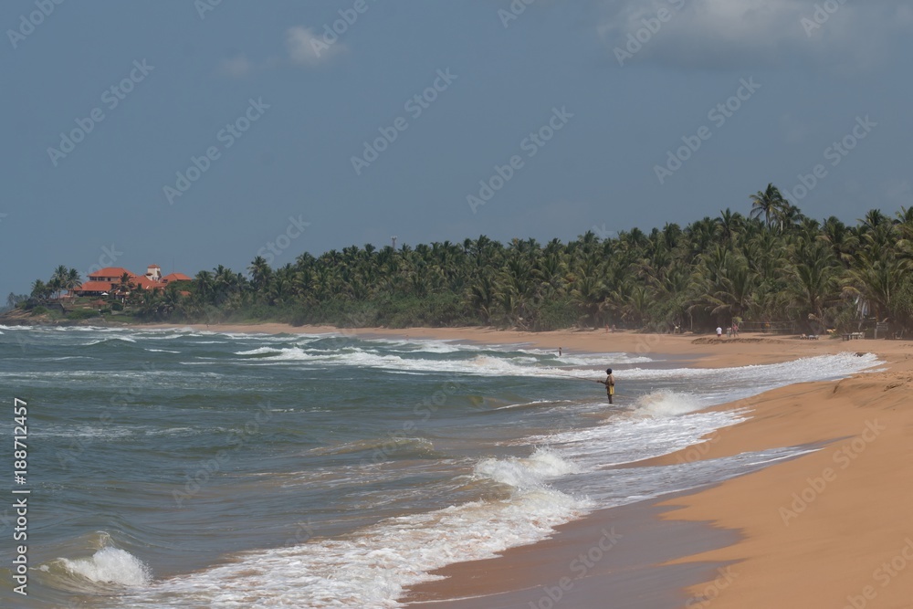 South Coast Sri Lanka, October 26, 2016. Fisherman on the shores of the Indian Ocean. South Coast Sri Lanka, October 26, 2016. Fisherman on the shores of the Indian Ocean.