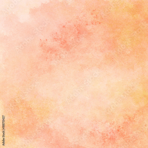 peach and orange watercolor texture background, hand painted
