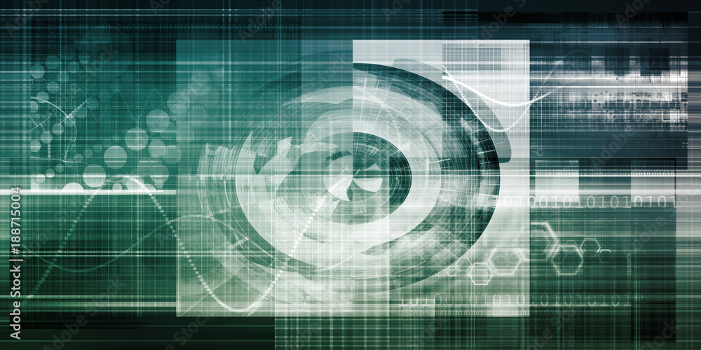 Obraz premium Technology Network