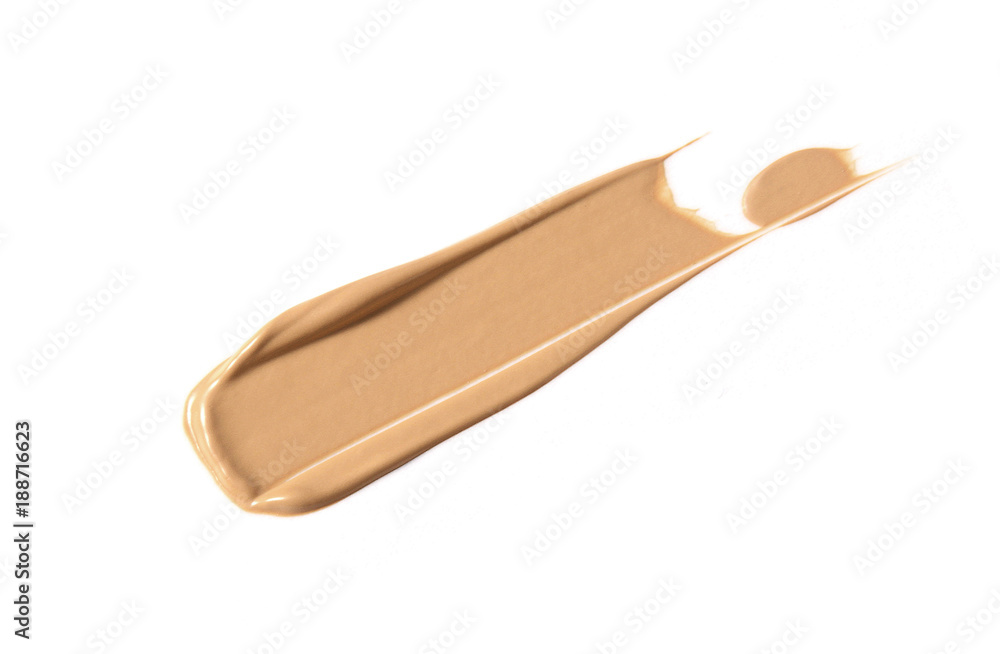 Liquid foundation isolated on white Liquid foundation isolated on white