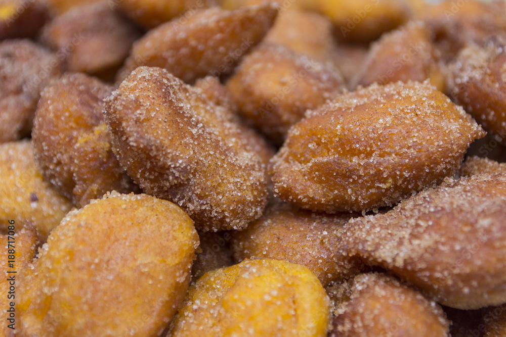 fried pumpkin dumplings