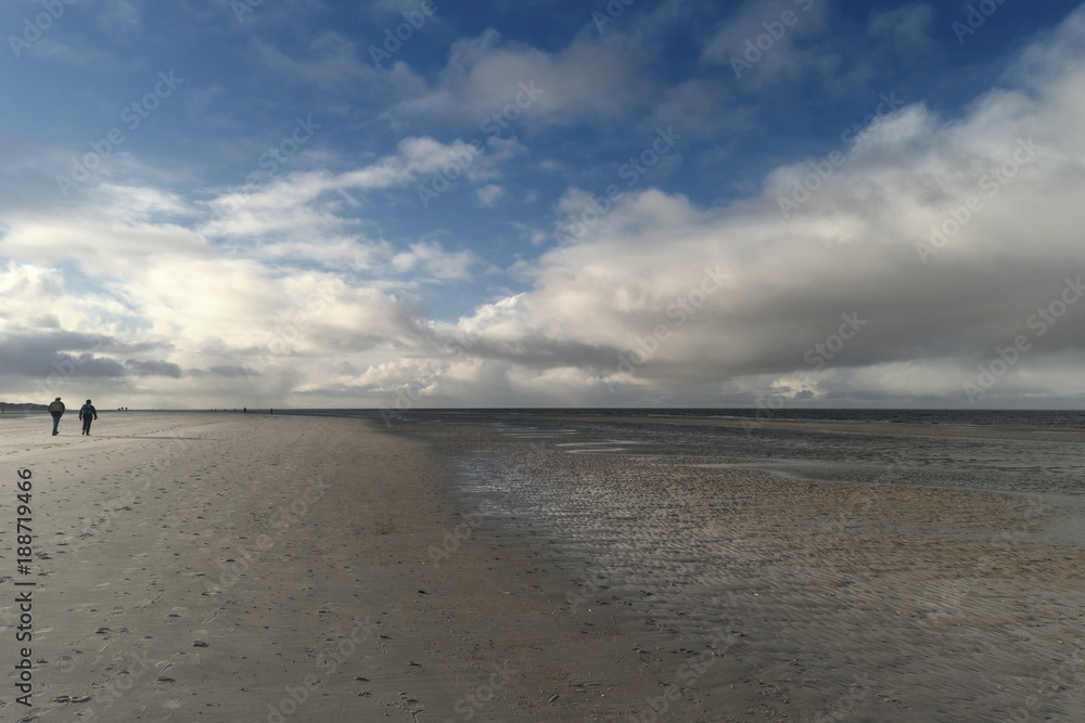 Obraz premium Am Strand von Amrum