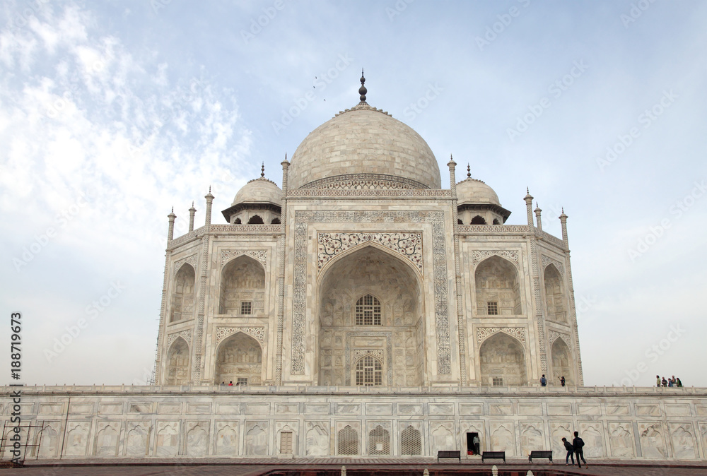 Main structure of Taj Mahal, Agra India