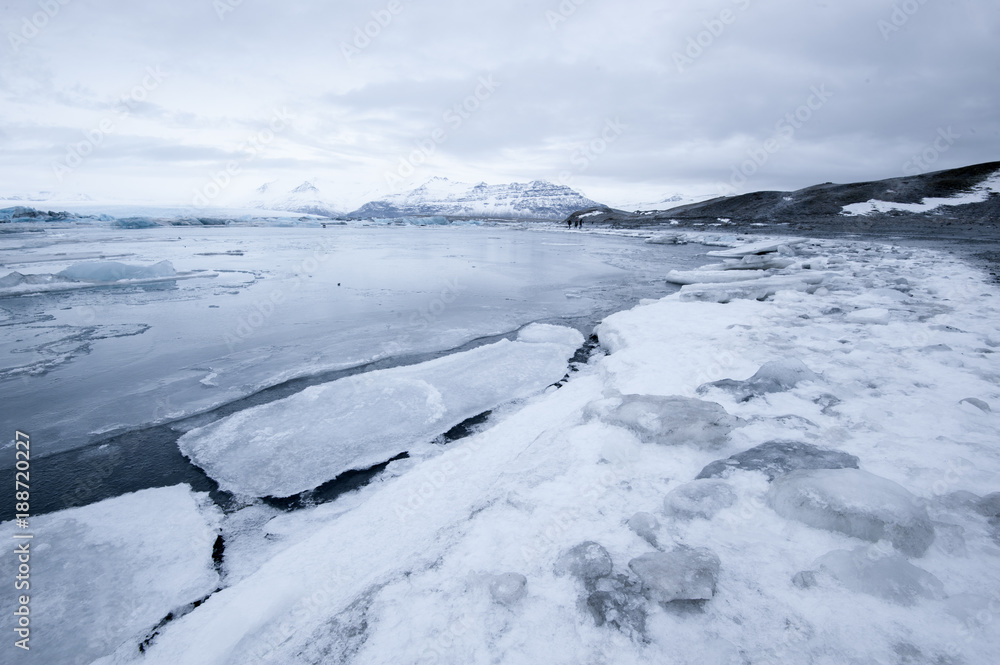 view of Jökulsárlón, Iceland. view of Jökulsárlón, Iceland.