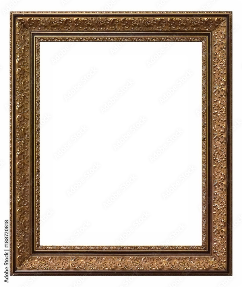 Golden frame for paintings, mirrors or photos Golden frame for paintings, mirrors or photos