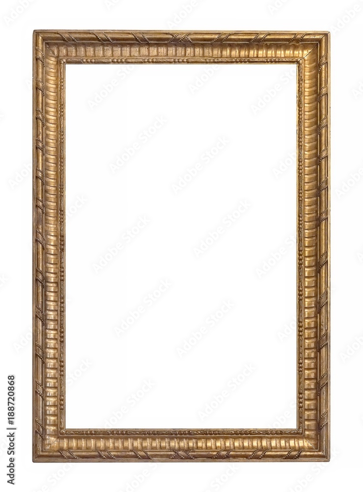 Golden frame for paintings, mirrors or photos Golden frame for paintings, mirrors or photos