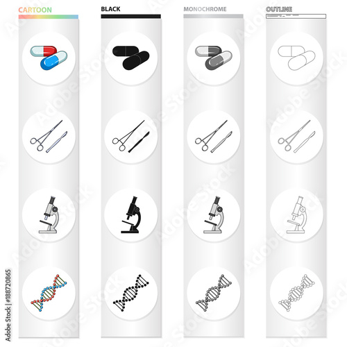 Prevention, medicine, hospital and other web icon in cartoon style.Capsules, tablets, medicines, icons in set collection.