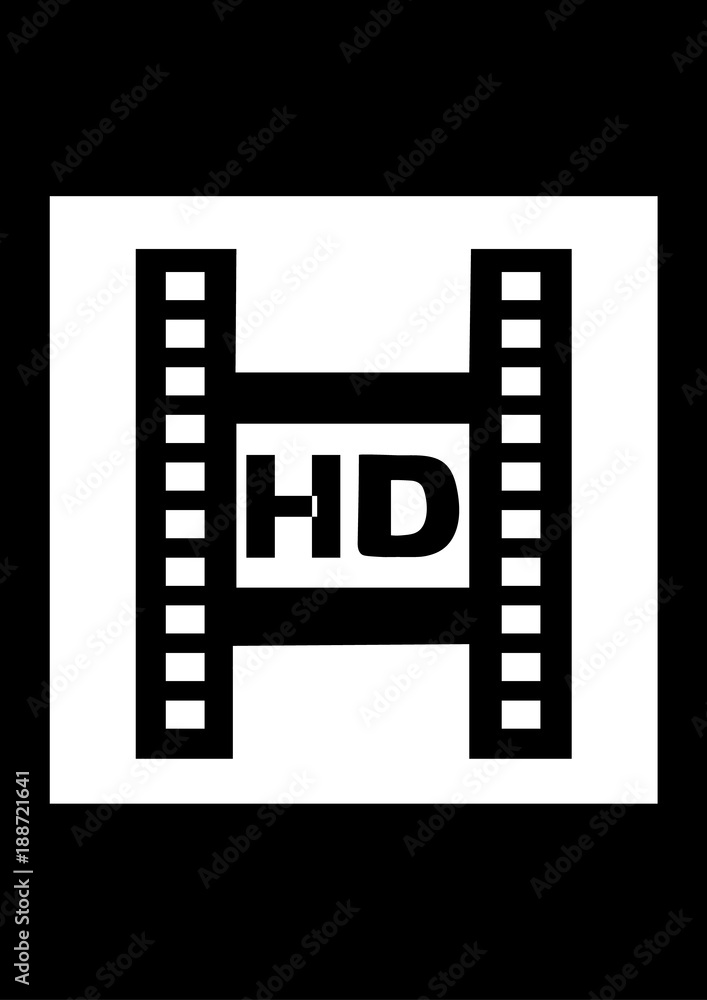 Obraz premium Video tape segment hd