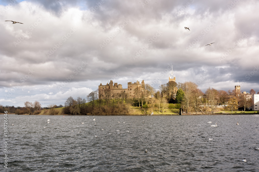 Royal Linlithgow Palace and St. Michael's Kirk, Linlithgow, Scotland