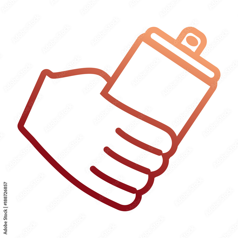 Obraz premium Soft drink can icon