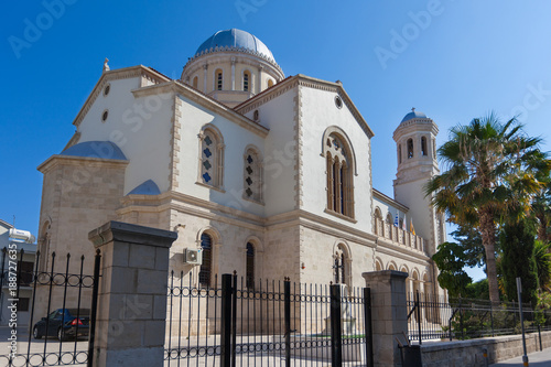 Ayia NAPA Cathedral is a Greek Orthodox Cathedral, one of the most famous and visited modern temples in Limassol. Cyprus.