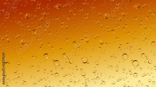 Vector realistic beer, soda, champagne bubbles