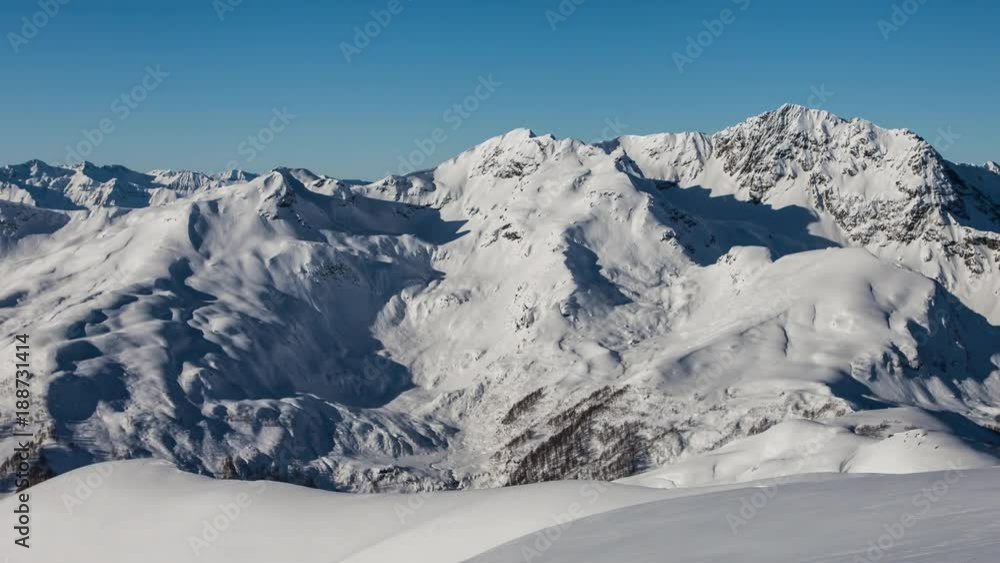 Highlands Winter Landscape. Wide Clean Parorama Highlands Winter Landscape. Wide Clean Parorama