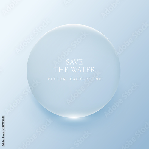 transparent water droplets